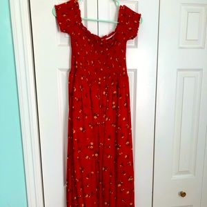 Rue 21 Off the Shoulder Maxi Dress